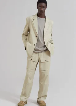 The Frankie Shop Grant Blazer Slate Green Sale