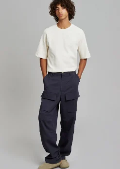The Frankie Shop Grant Cargo Pants Navy Clearance