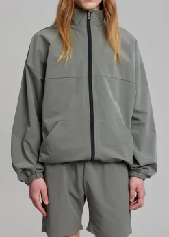 The Frankie Shop Guido Nylon Jacket Grey Online