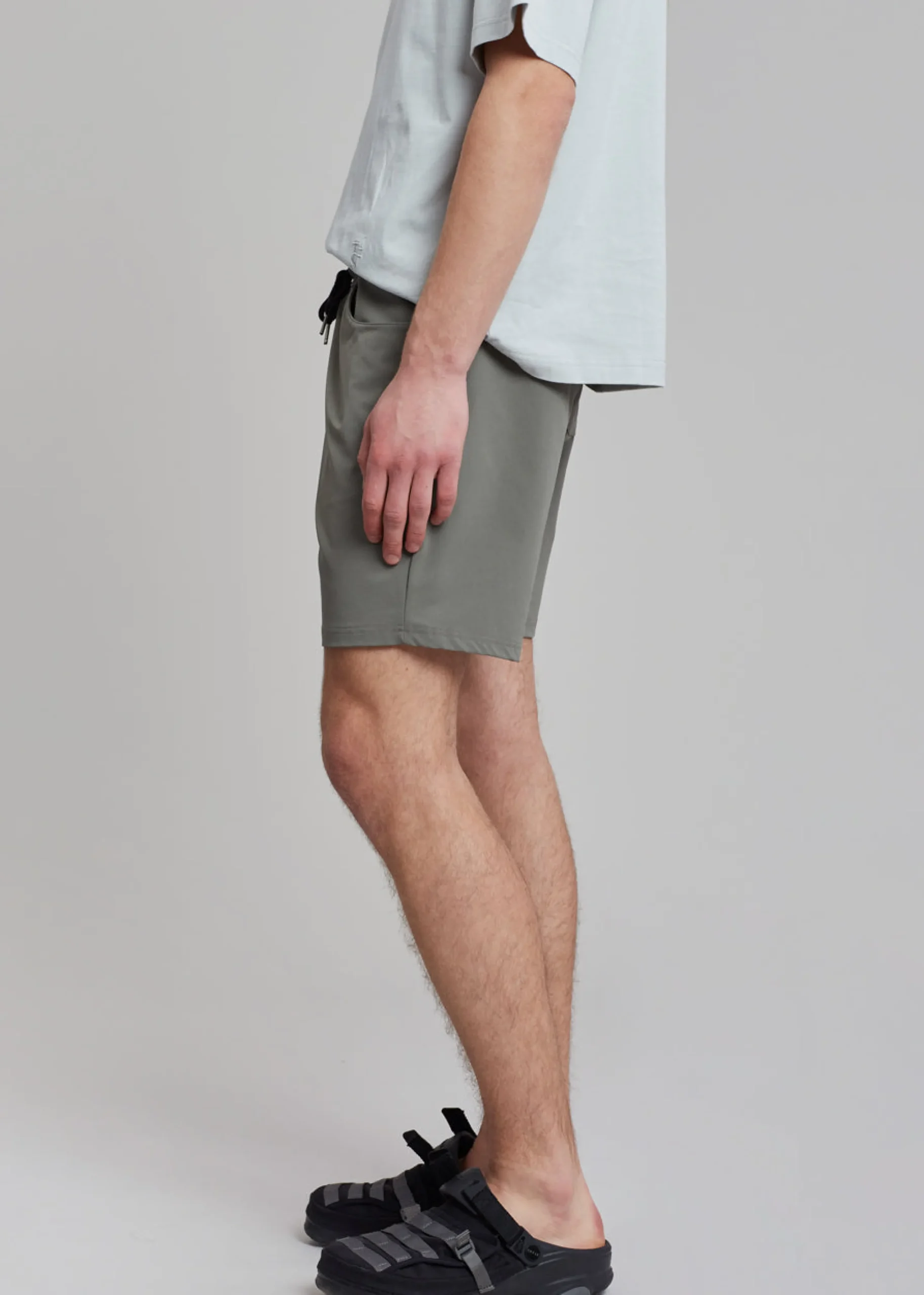 The Frankie Shop Guido Nylon Shorts Grey Hot