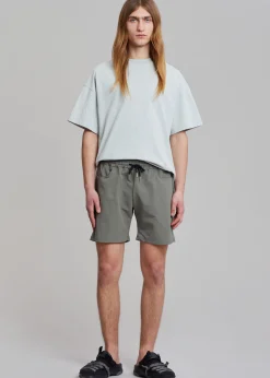 The Frankie Shop Guido Nylon Shorts Grey Hot