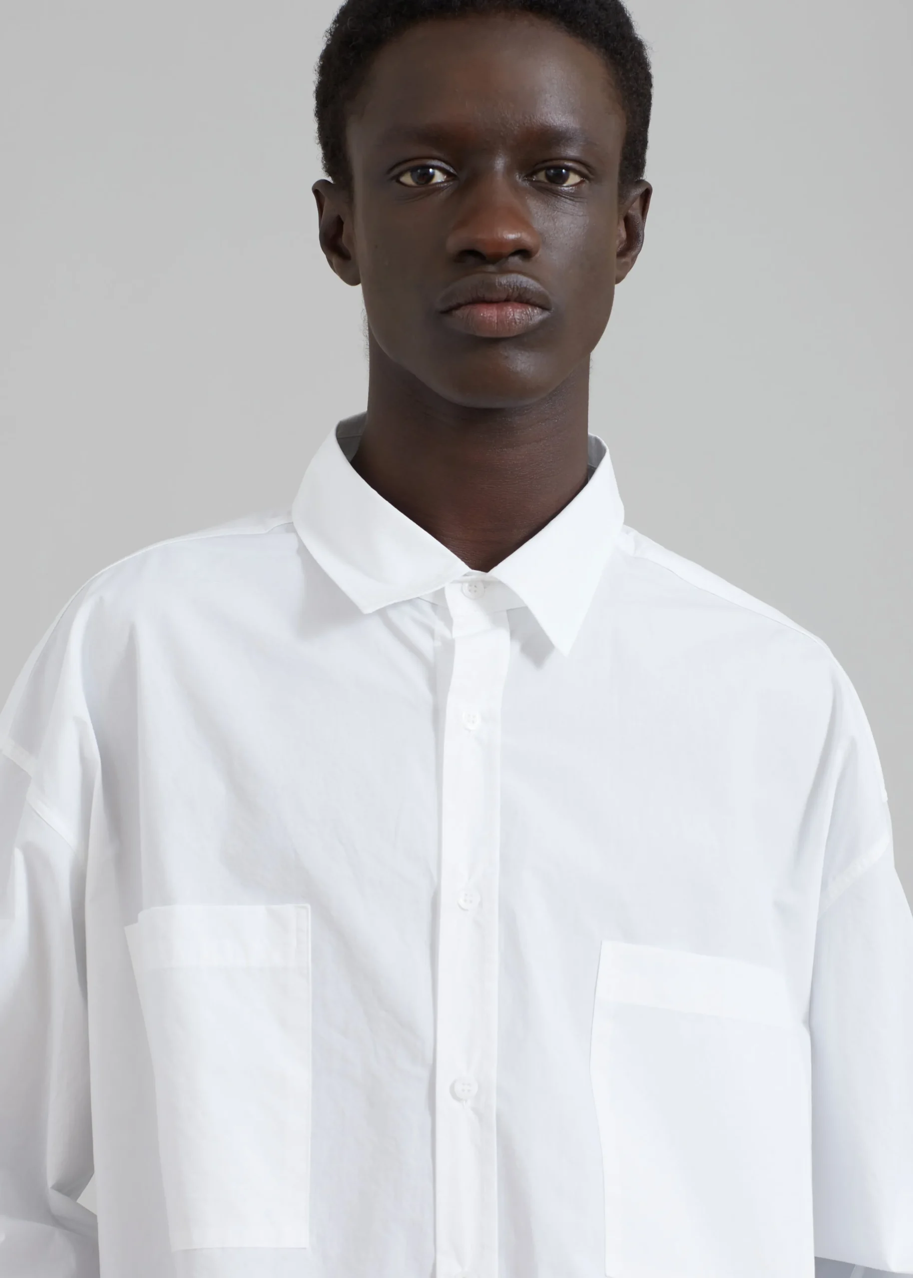 The Frankie Shop Gus Oversized Shirt White Discount