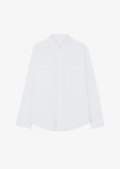 The Frankie Shop Gus Oversized Shirt White Discount