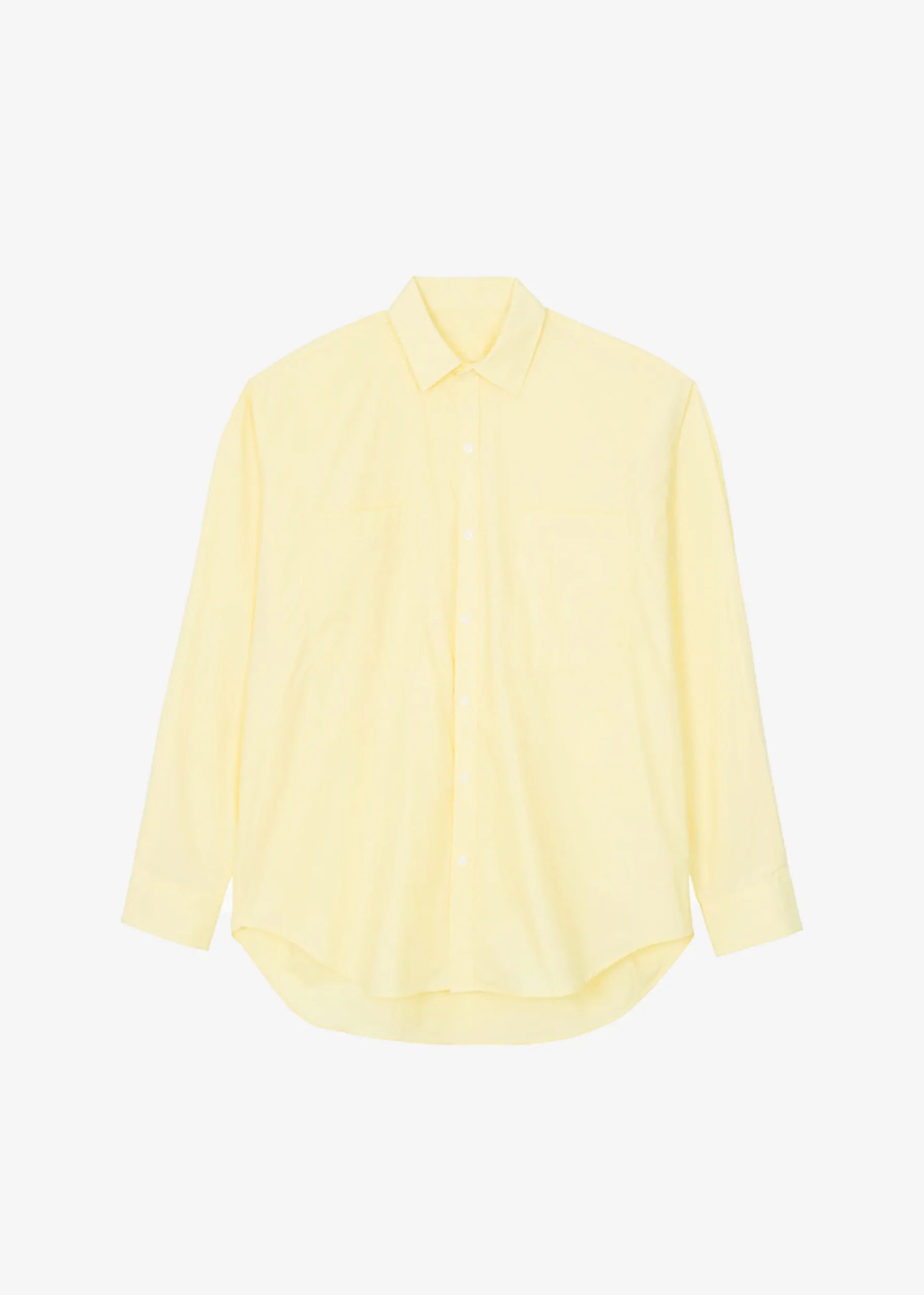 The Frankie Shop Gus Oversized Shirt Lemon Best