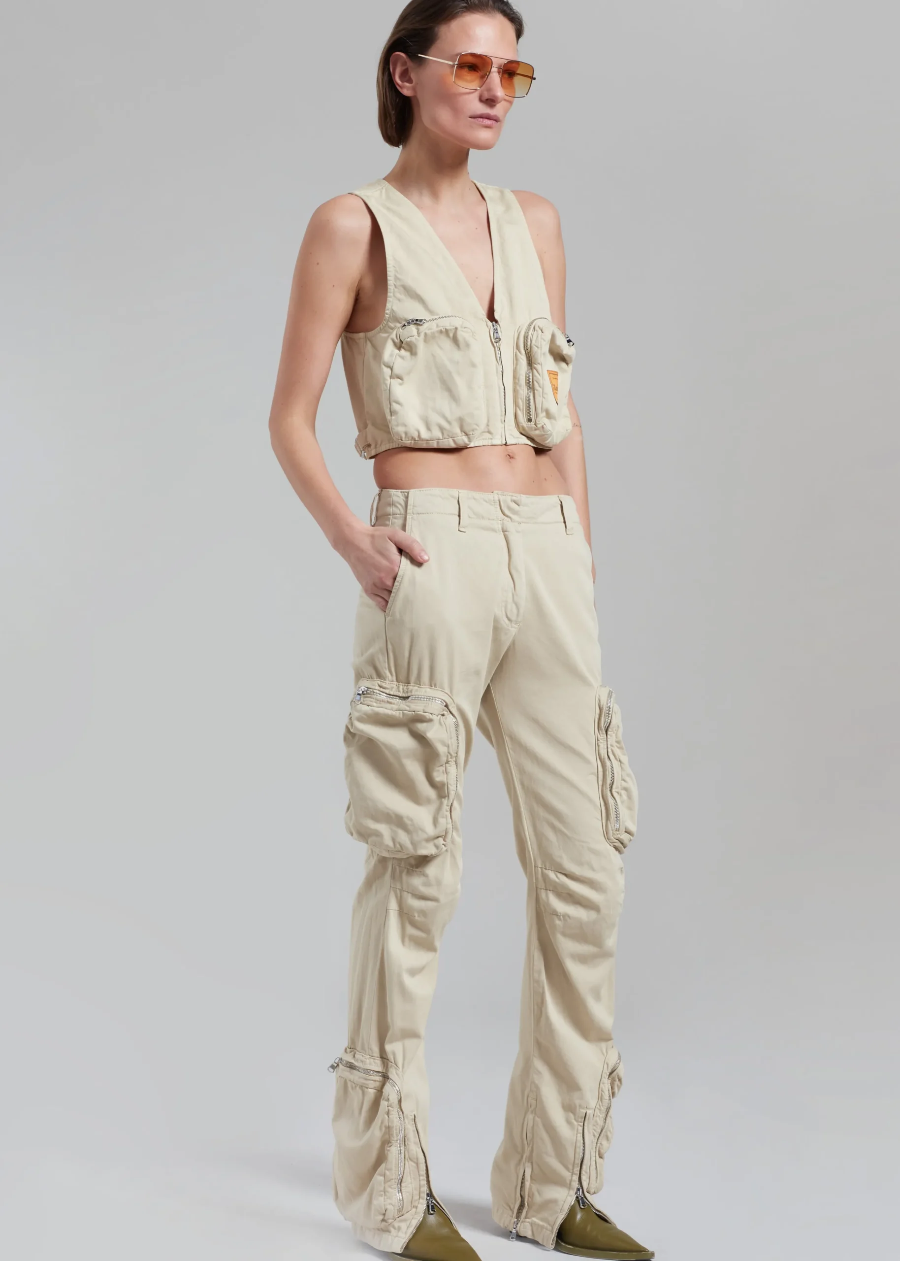 The Frankie Shop Haikure Gwen Vest Barley Discount