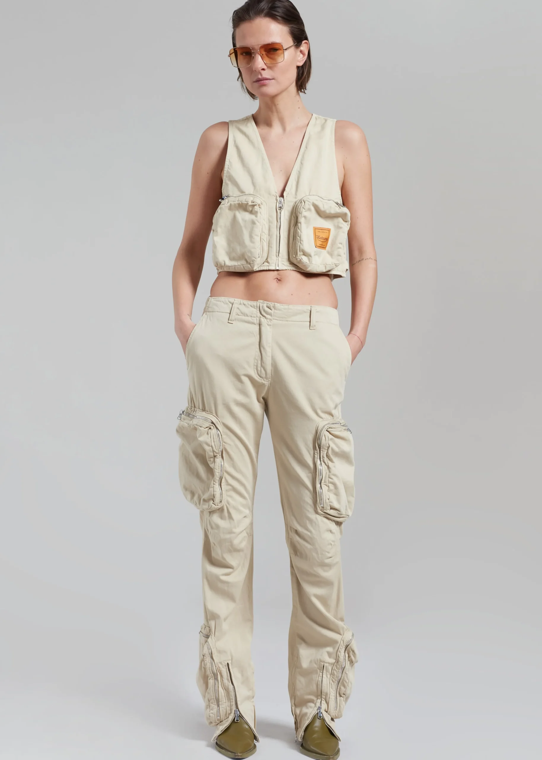 The Frankie Shop Haikure Gwen Vest Barley Discount