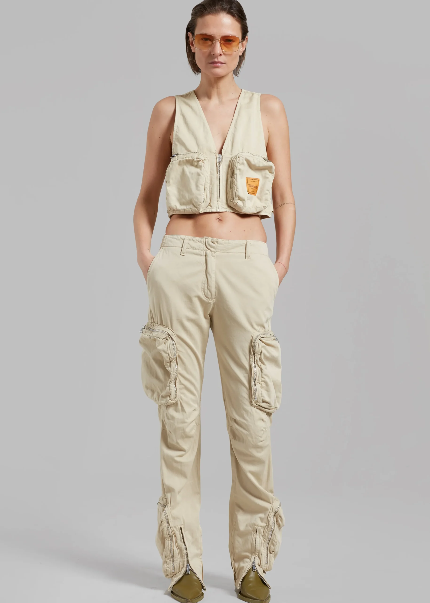 The Frankie Shop Haikure Gwen Vest Barley Discount