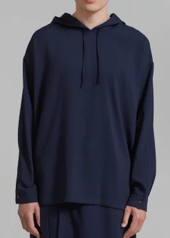 The Frankie Shop Heith Light Hoodie Blue Hot