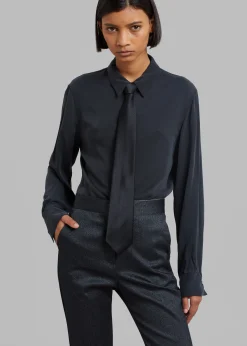 The Frankie Shop Helena Necktie Black Sale