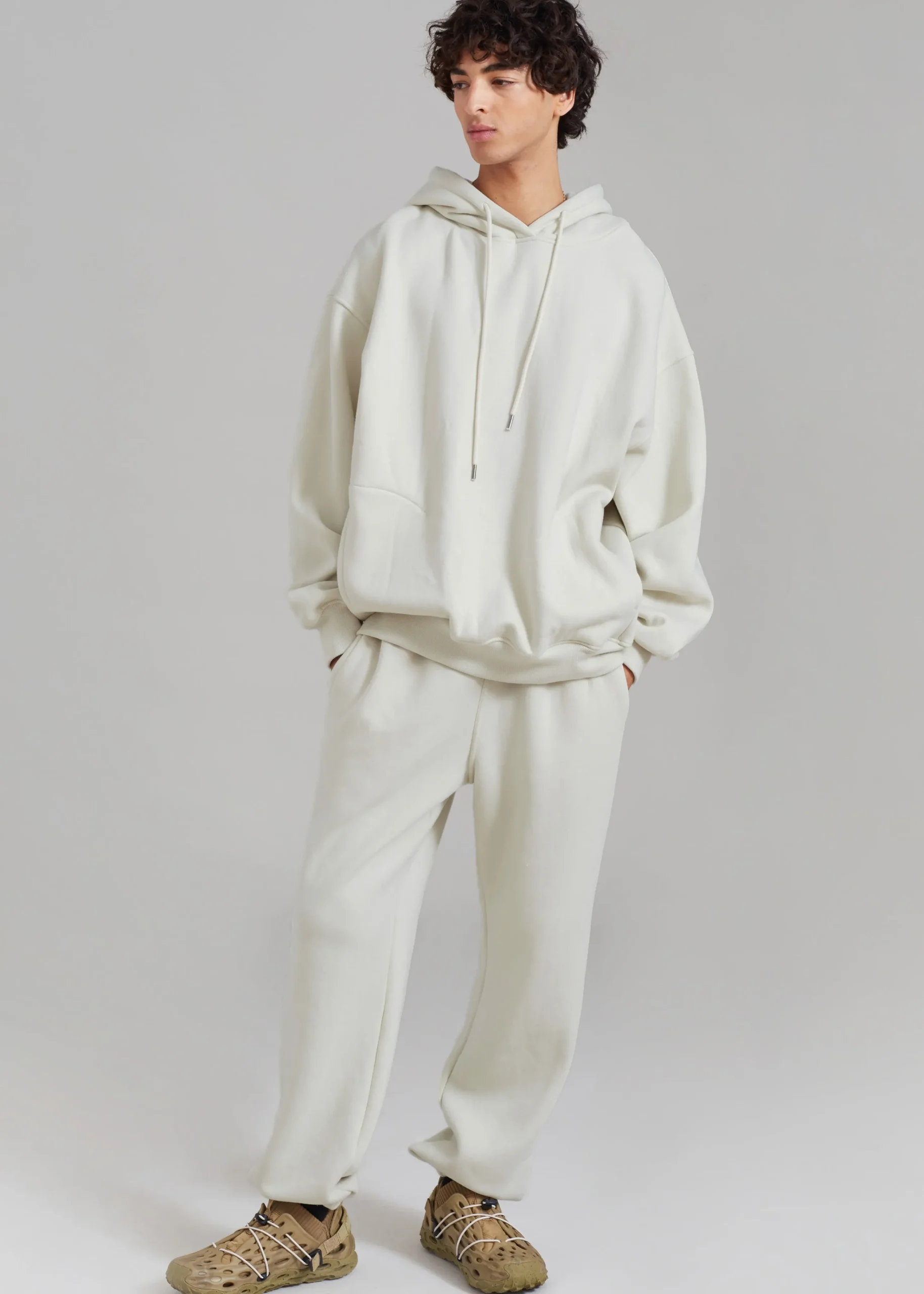 The Frankie Shop Hoops Hoodie Birch Online