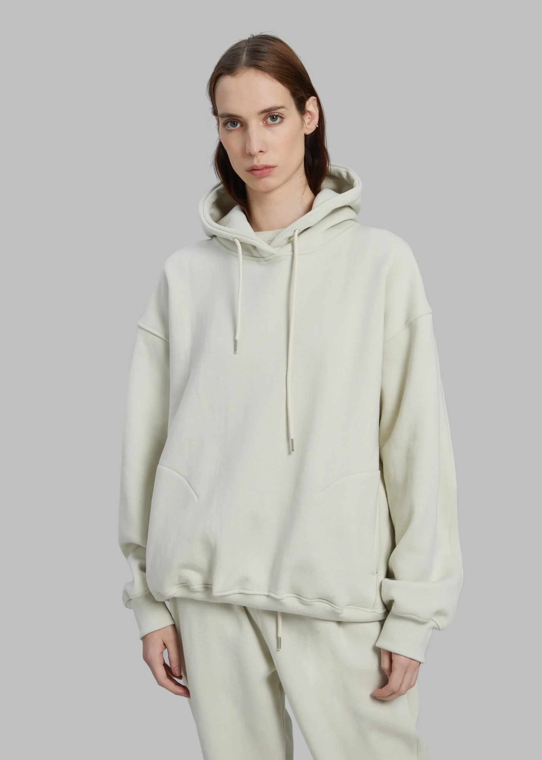 The Frankie Shop Hoops Hoodie Birch Online