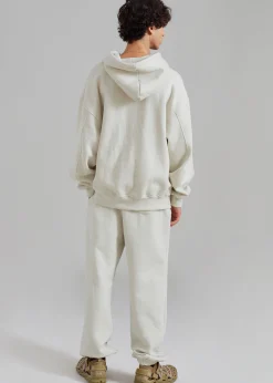 The Frankie Shop Hoops Hoodie Birch Online