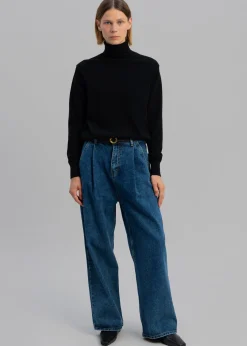 The Frankie Shop Isabella Denim Pants Medium Wash Sale