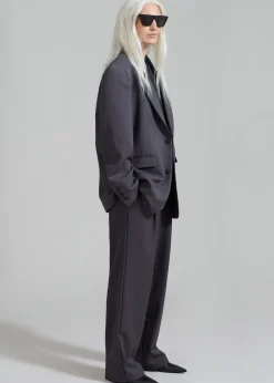 The Frankie Shop Janell Pants Dark Grey Hot