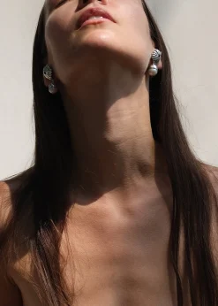 The Frankie Shop Jasmin Sparrow Amie Drops Silver Online