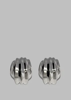 The Frankie Shop Jasmin Sparrow Homard Hoops Silver Best