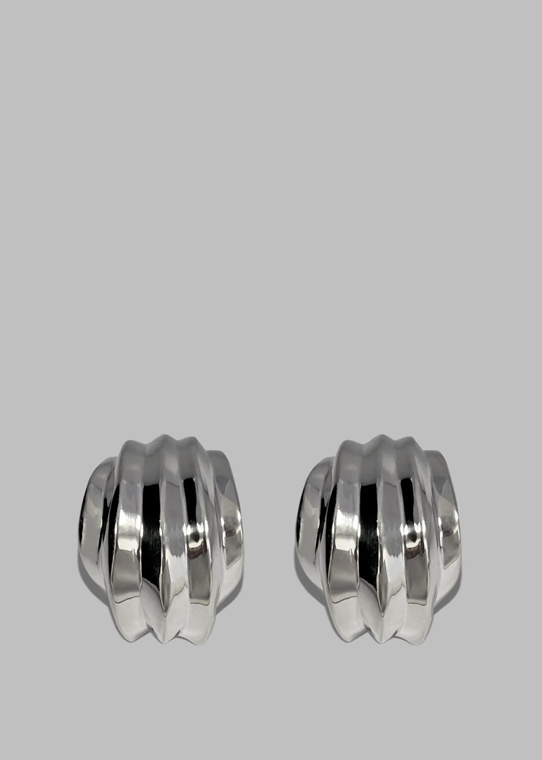 The Frankie Shop Jasmin Sparrow Homard Hoops Silver Best