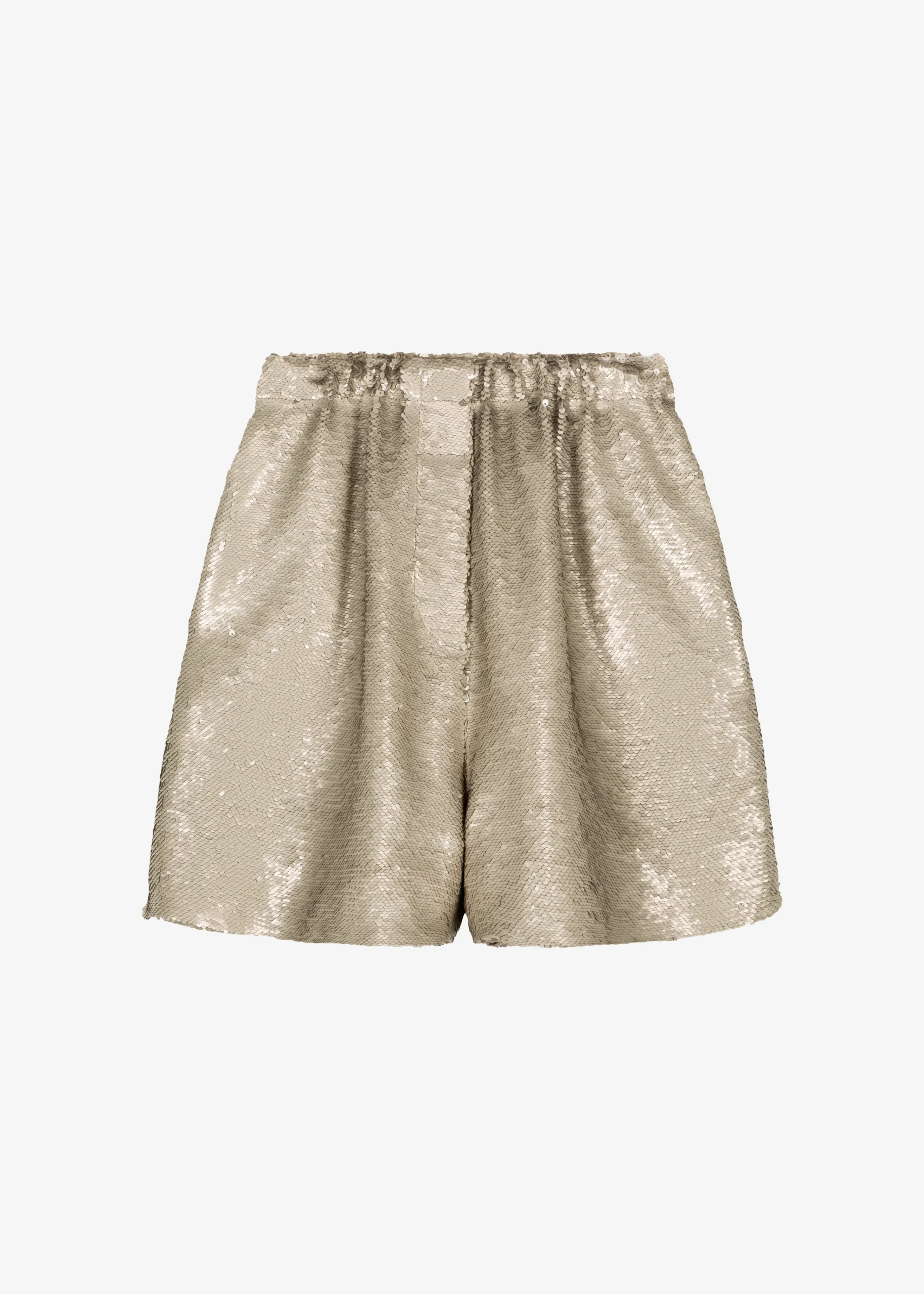 The Frankie Shop Jazz Sequins Boxer Shorts Bronze Sale