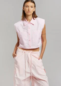 The Frankie Shop Jenna Cargo Joggers Pink Sale