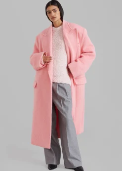 The Frankie Shop John Oversized Coat Pink Clearance