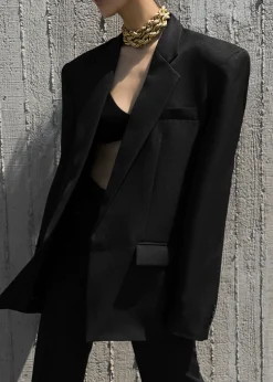 The Frankie Shop Jun Blazer Black Online