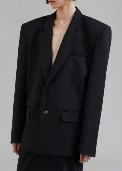 The Frankie Shop Jun Blazer Black Online