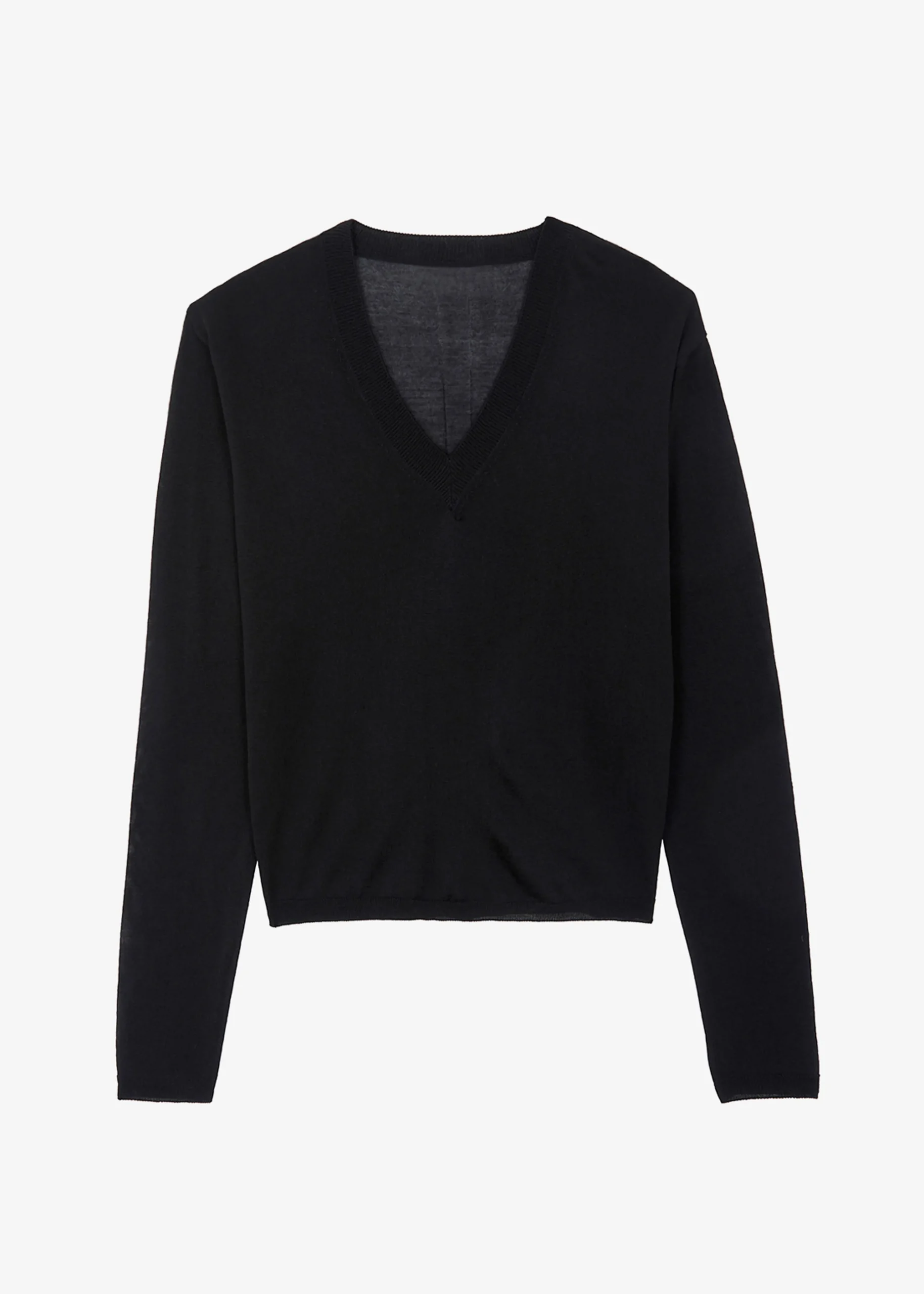 The Frankie Shop Juro V-Neck Knit Black New