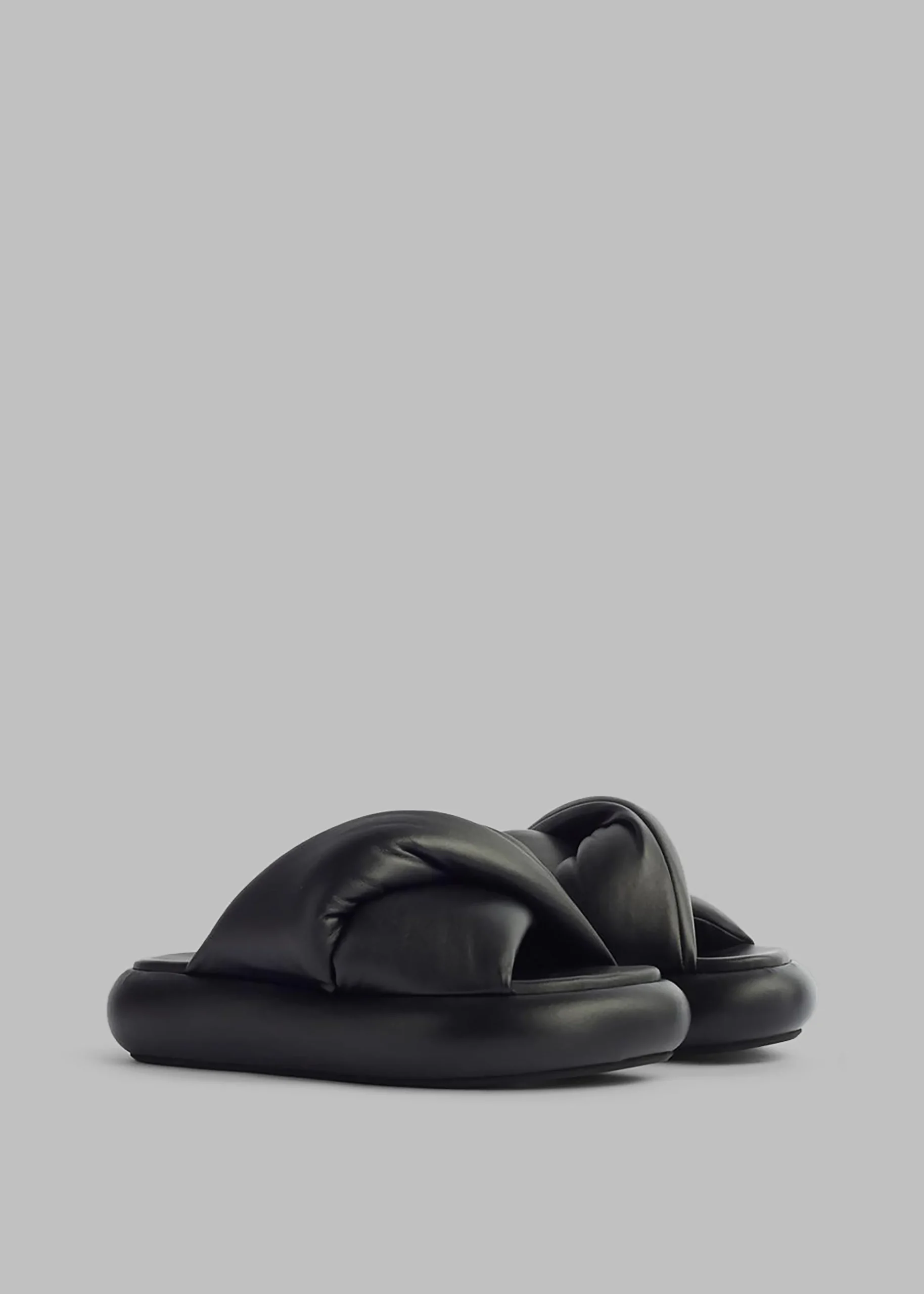 The Frankie Shop Jw Anderson Bumper Platform Twist Sandal Black Online