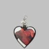 The Frankie Shop Jw Anderson Heart Keyring White/Black New