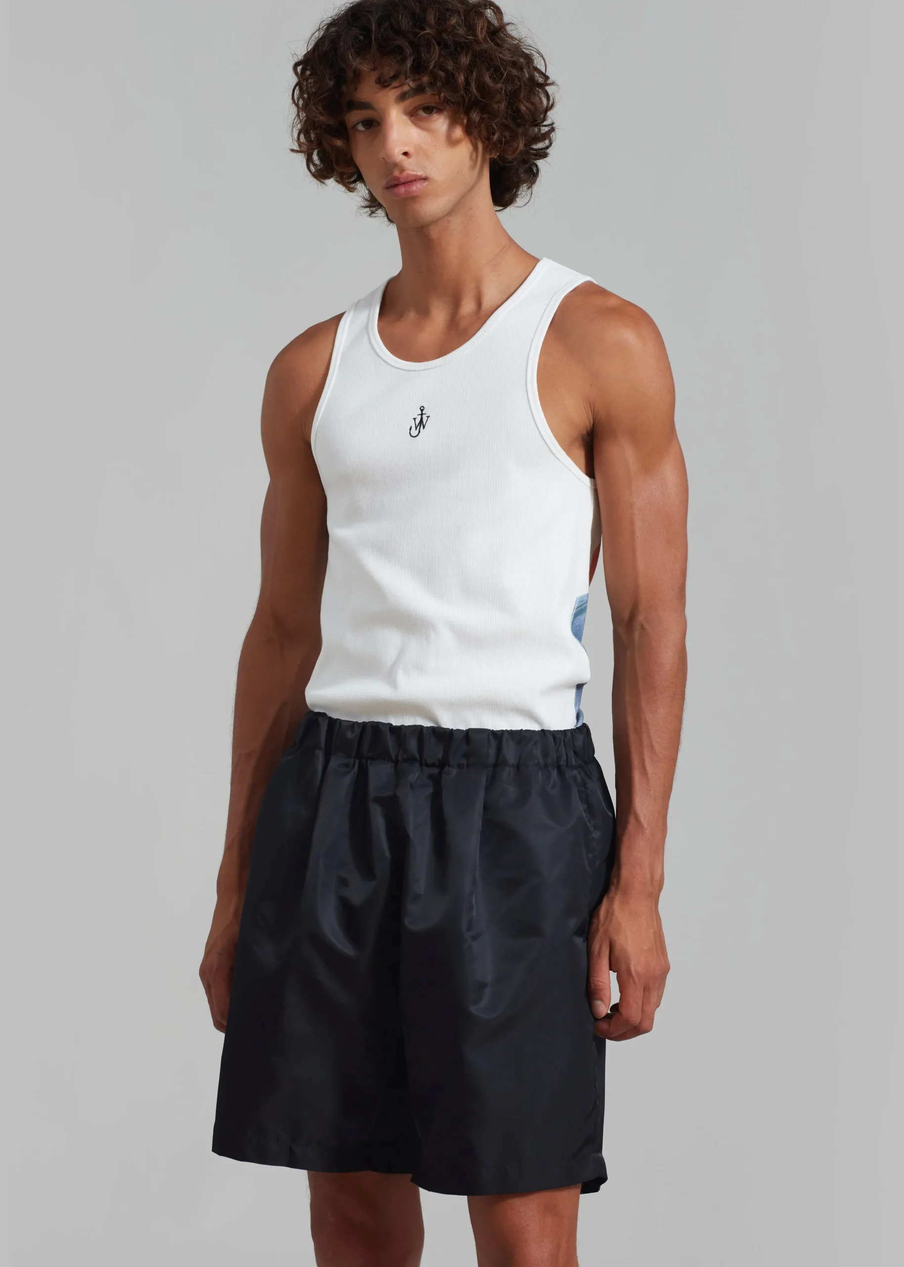 The Frankie Shop Jw Anderson Profile Stud Back Print Tank White Discount