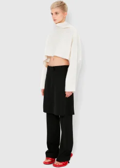 The Frankie Shop Jw Anderson Skirt Trousers Black Clearance