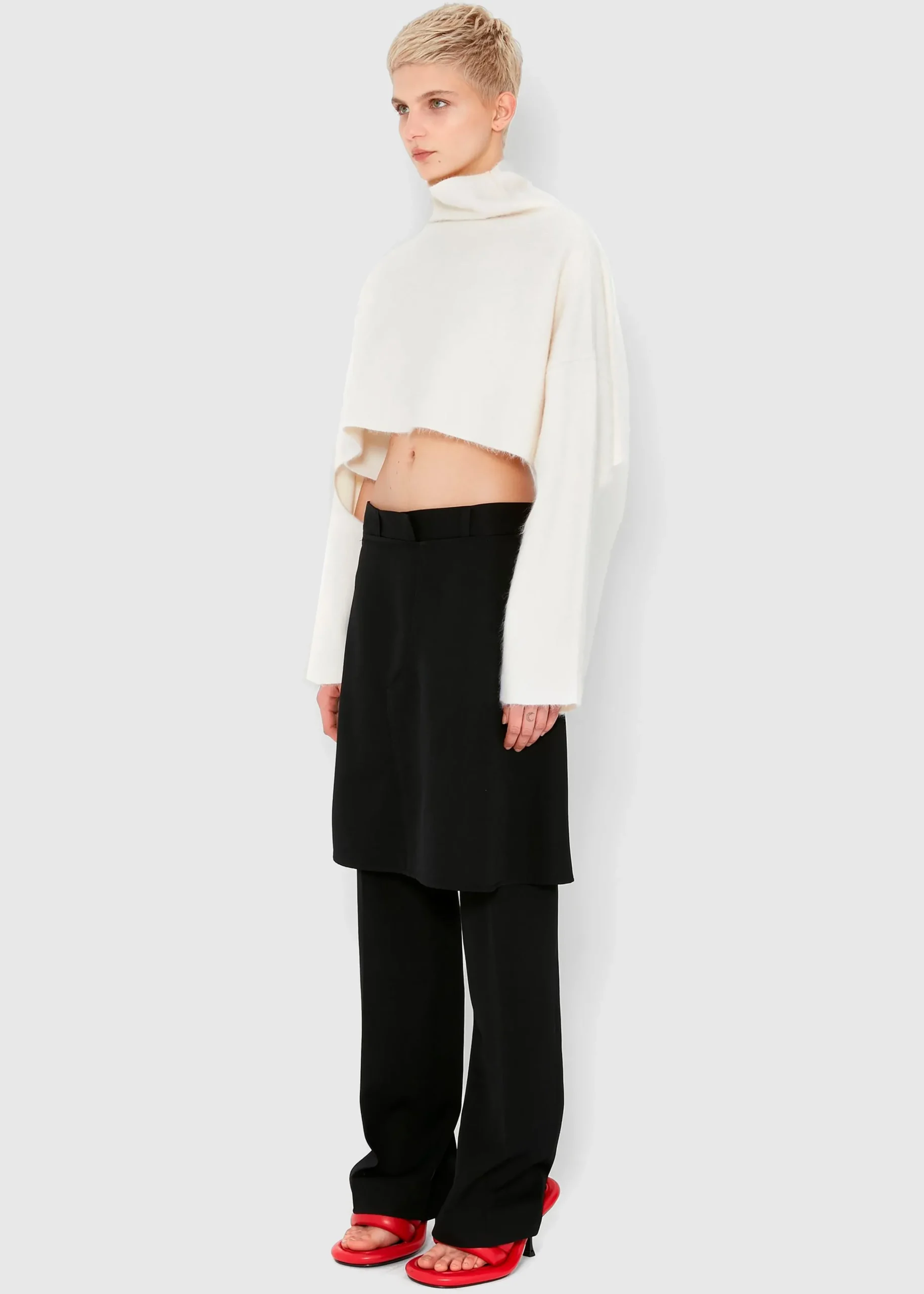 The Frankie Shop Jw Anderson Skirt Trousers Black Clearance