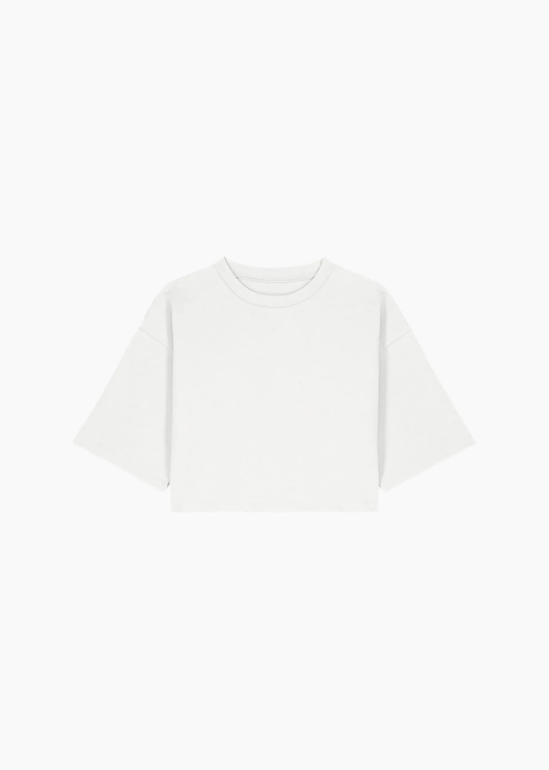 The Frankie Shop Karina Cropped T-Shirt White Sale