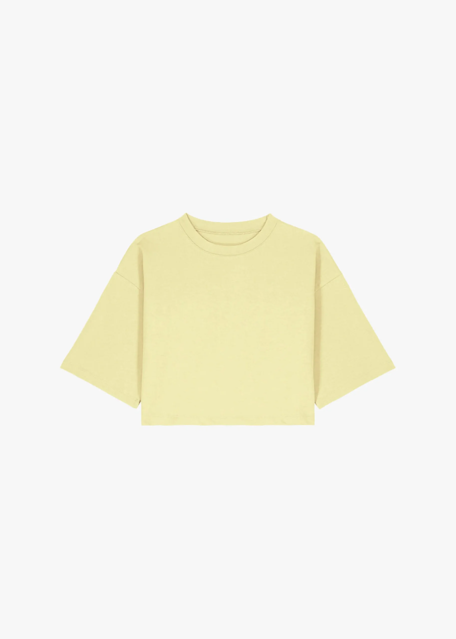 The Frankie Shop Karina Cropped T-Shirt Yellow Best