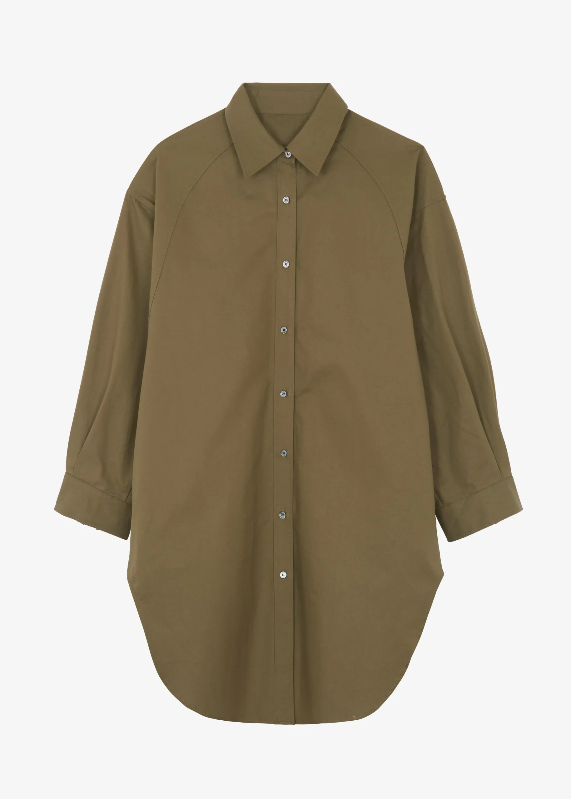 The Frankie Shop Karole Shirt Dress Olive Hot