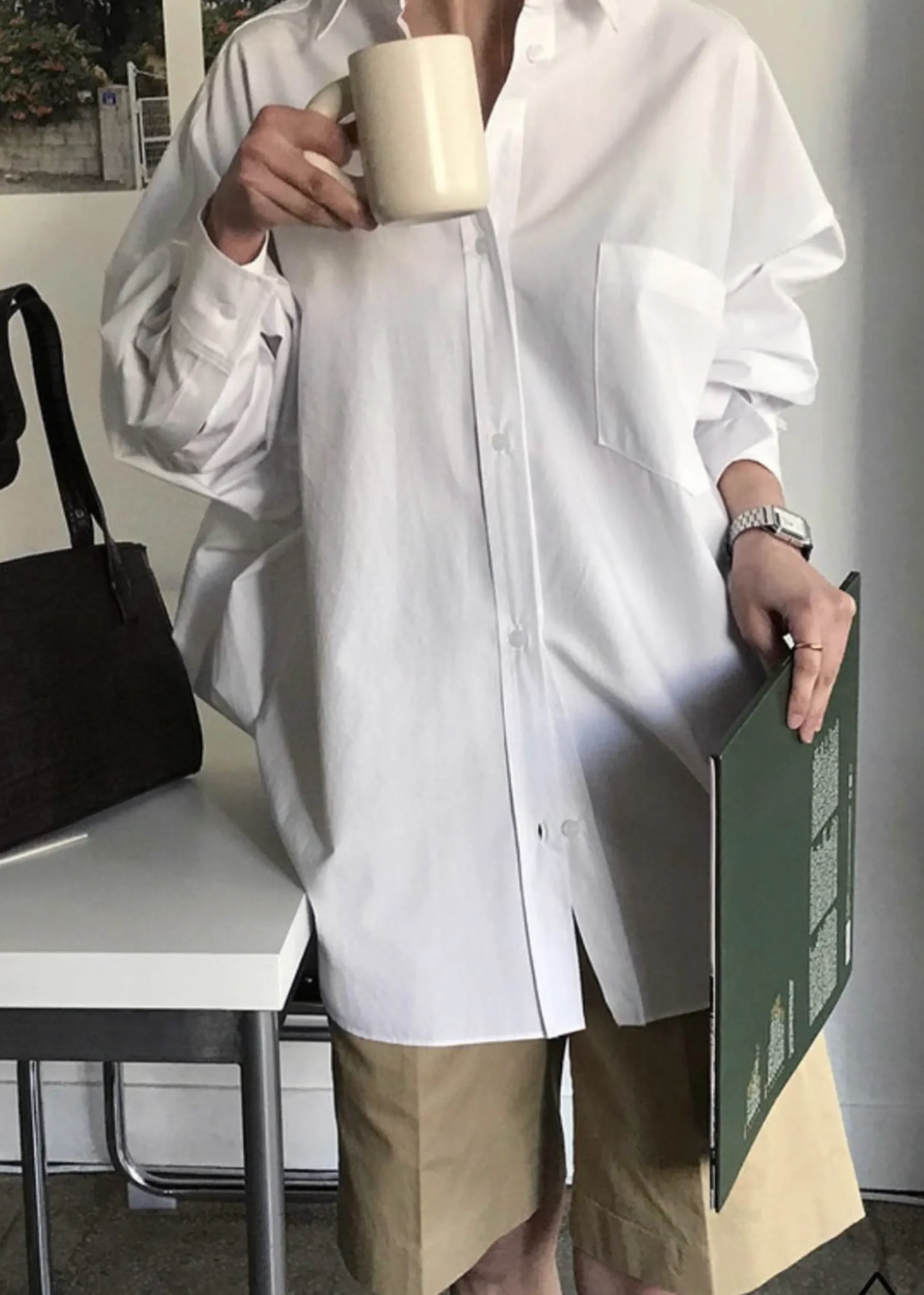 The Frankie Shop Kat Shirt White Outlet