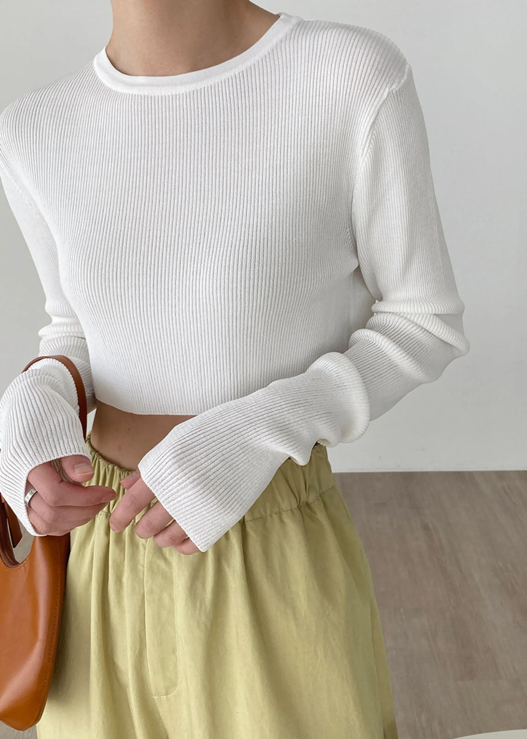 The Frankie Shop Kaz Cropped Knit Top White Online