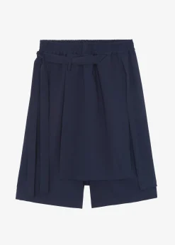 The Frankie Shop Keanu Light Wrap Shorts Blue Outlet