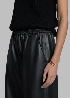 The Frankie Shop Kelan Faux Leather Pants Black Hot