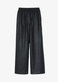 The Frankie Shop Kelan Faux Leather Pants Black Hot
