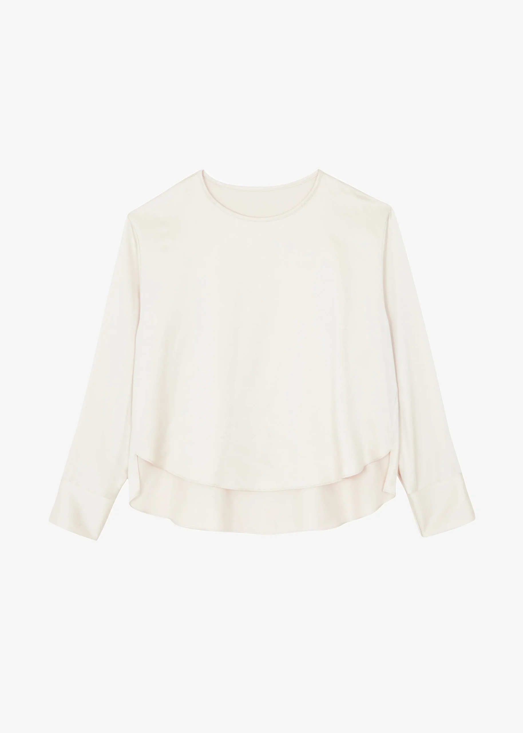 The Frankie Shop Kemp Silky Blouse Cream Sale