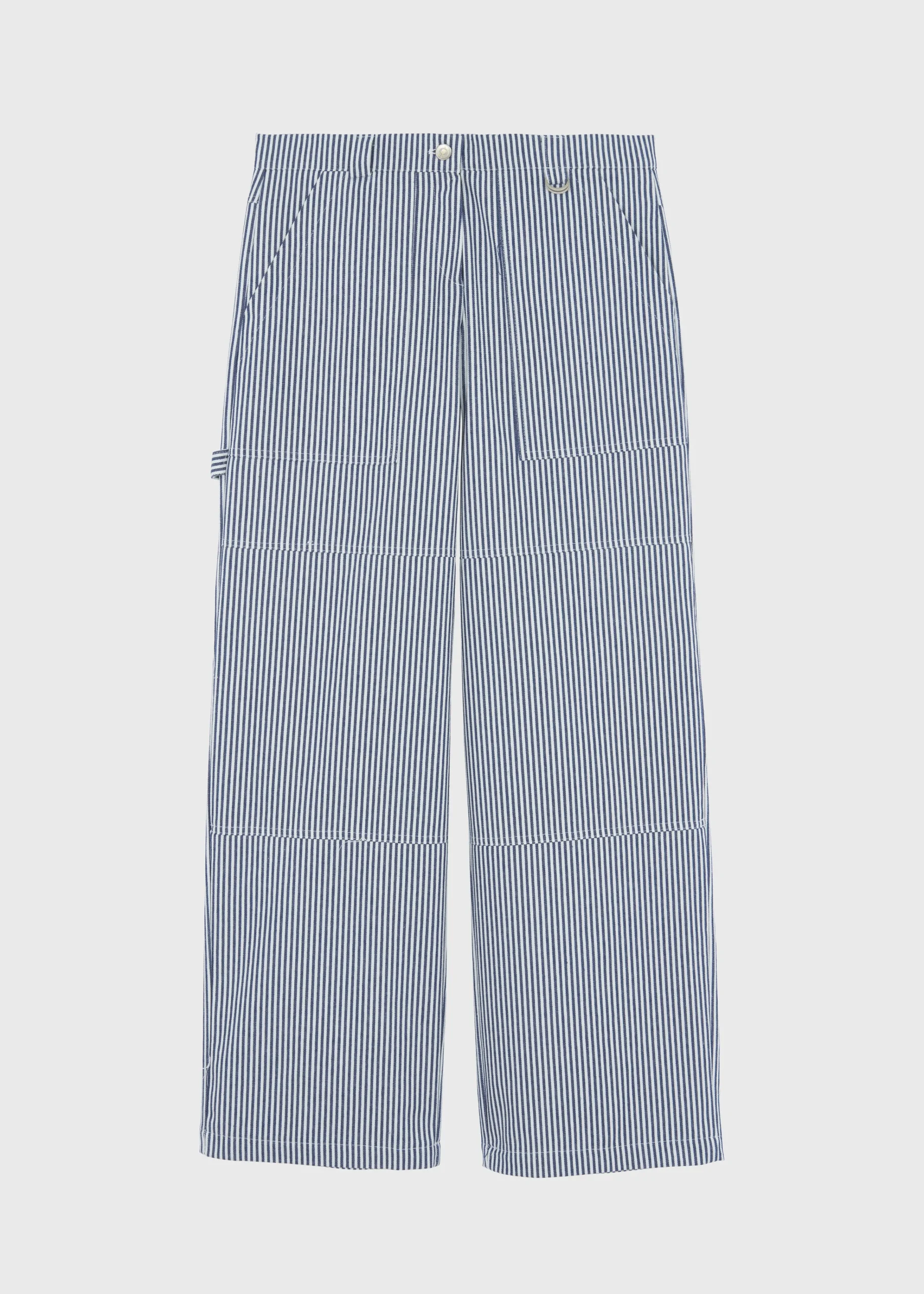 The Frankie Shop Kendall Pants Blue Stripe New