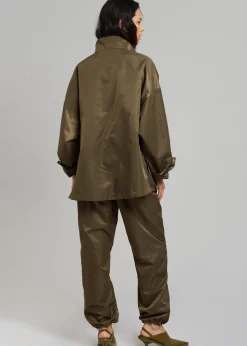 The Frankie Shop Kevin Anorak Jacket Khaki Brown Sale