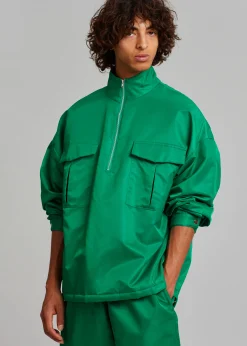 The Frankie Shop Kevin Anorak Jacket Kelly Green Online