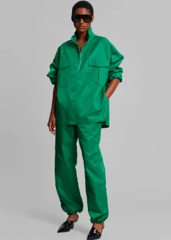 The Frankie Shop Kevin Anorak Jacket Kelly Green Online