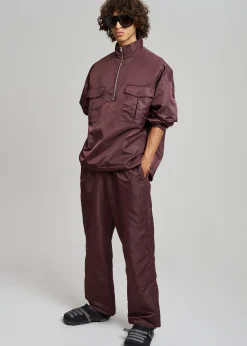 The Frankie Shop Kevin Anorak Jacket Burgundy Sale