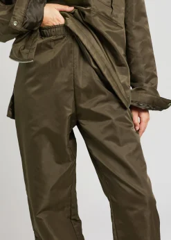 The Frankie Shop Kevin Track Pants Khaki Brown Discount