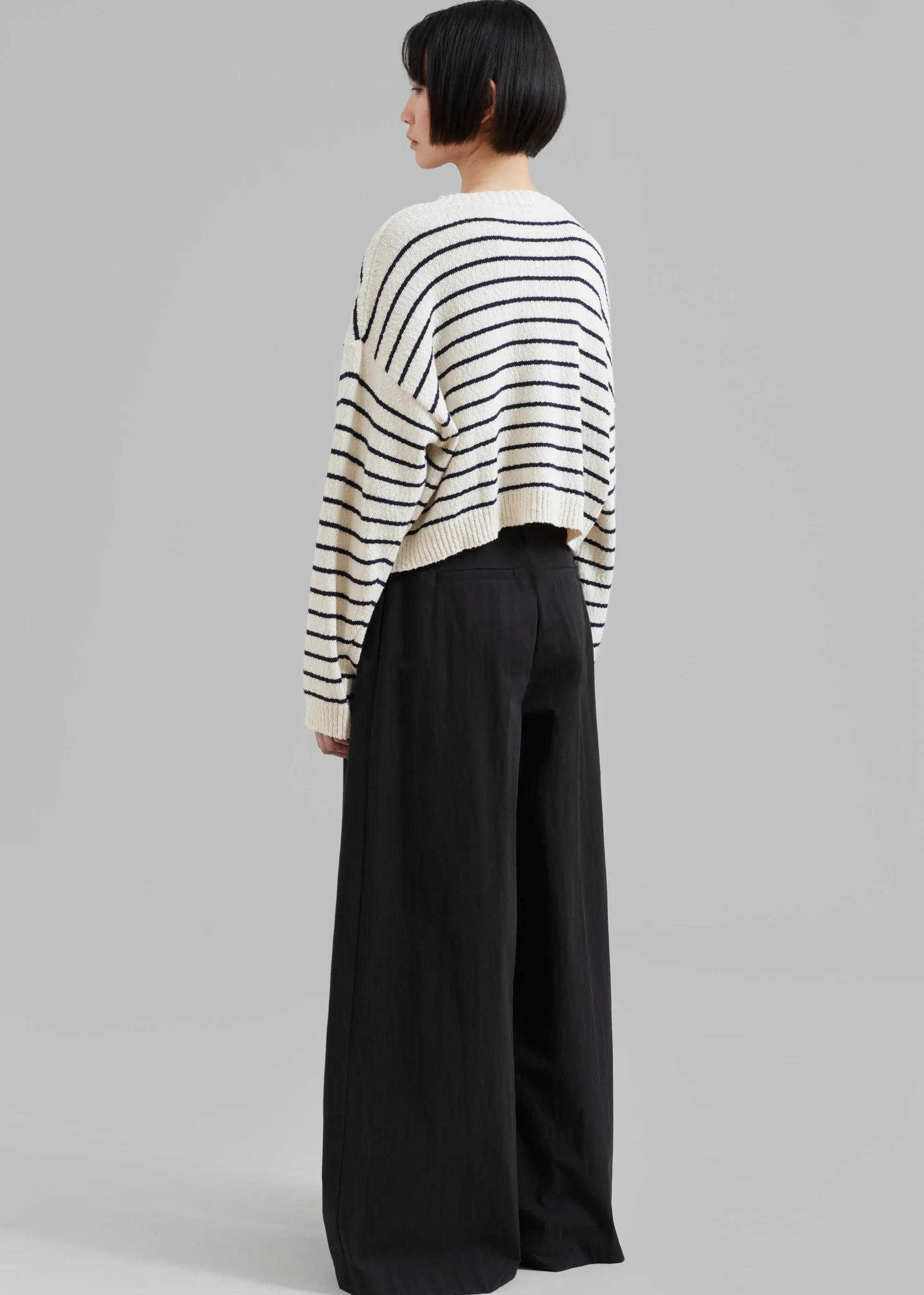 The Frankie Shop Kiel Wide Pants Black Sale