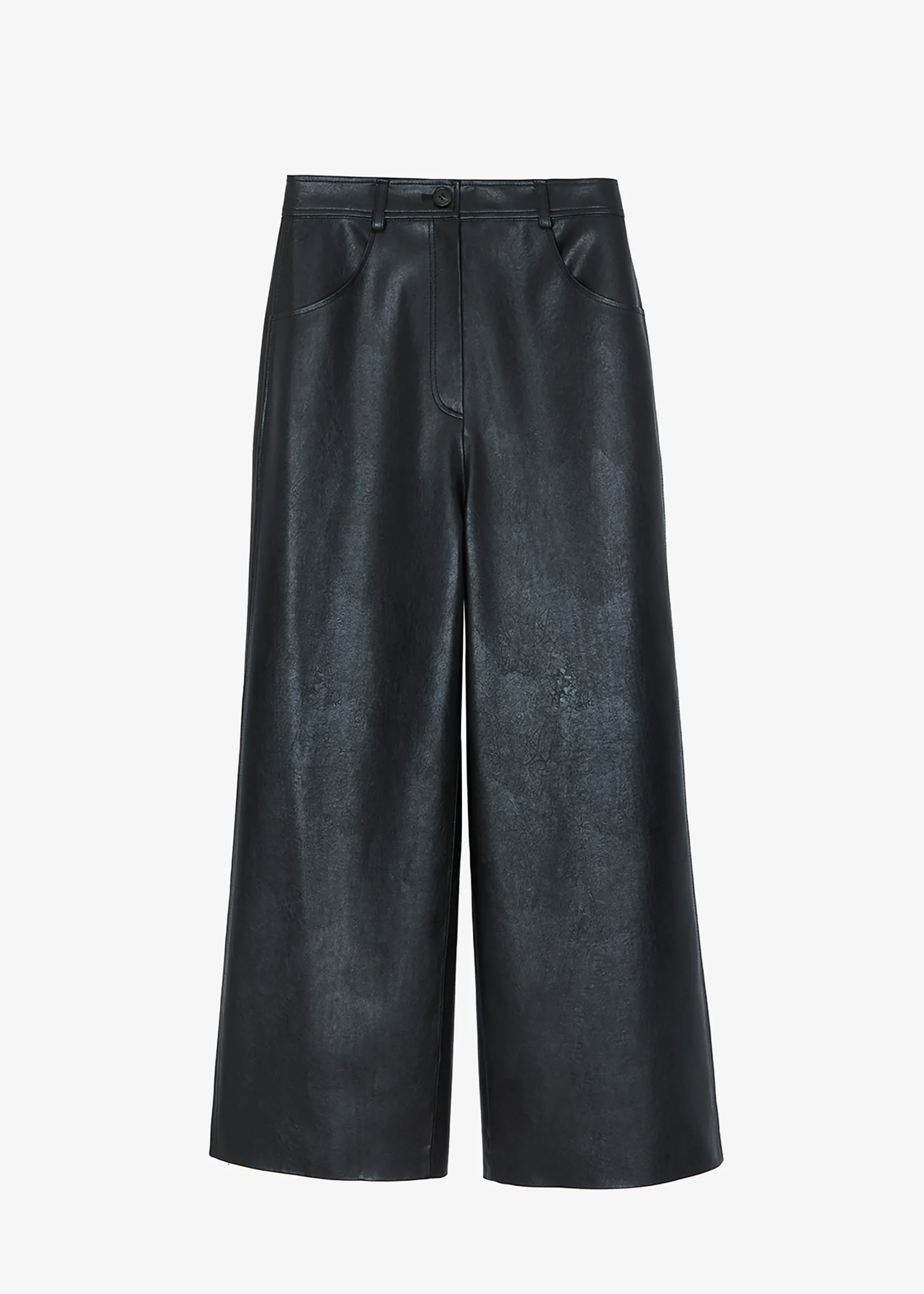 The Frankie Shop Kira Wide Pants Black Sale