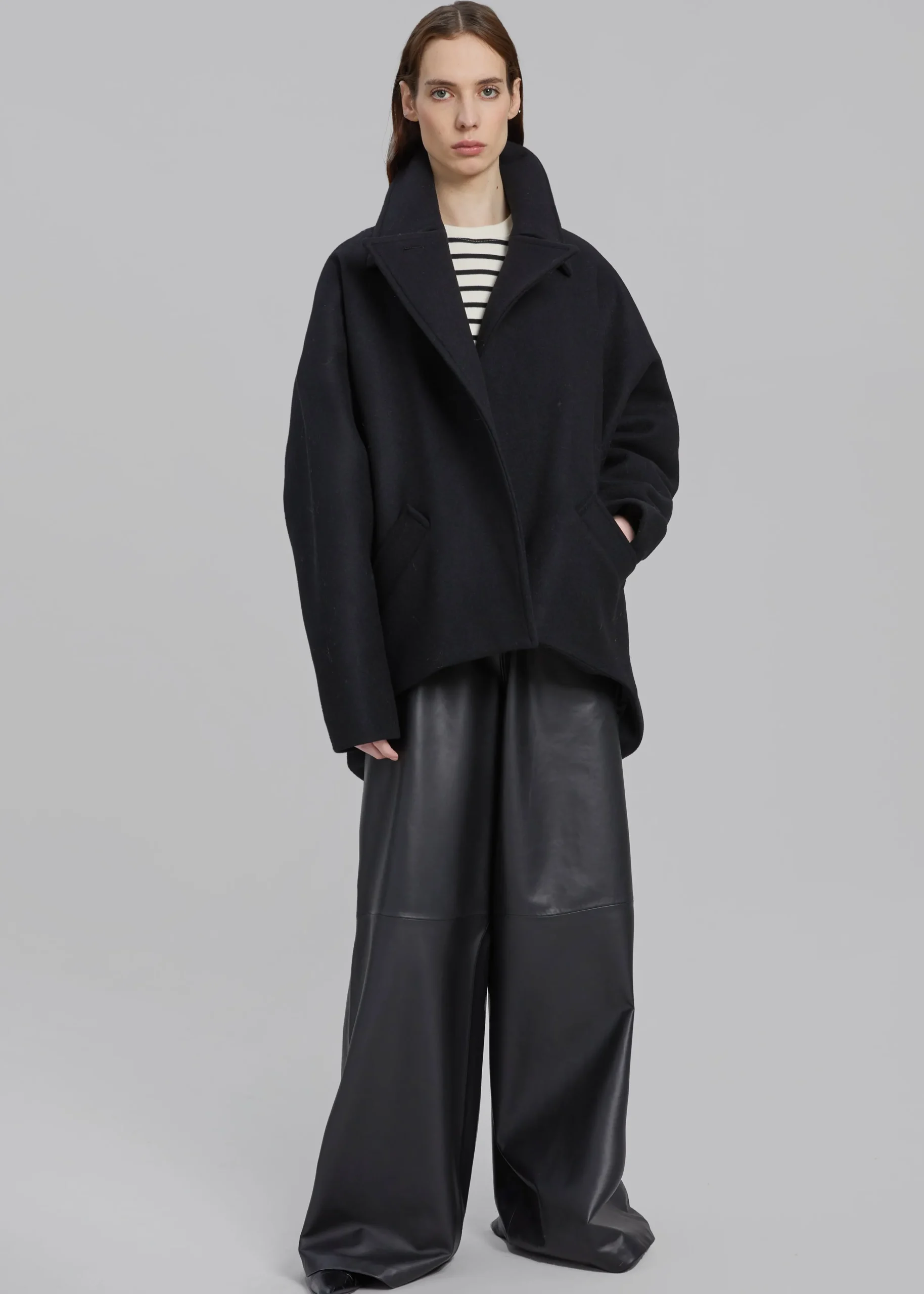 The Frankie Shop Lane Coat Black Hot